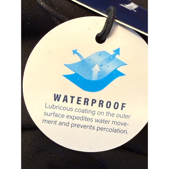 Vyrotron Men's Black Waterproof Golf Pants Size 40x32 Polyester - Picture 5 of 6